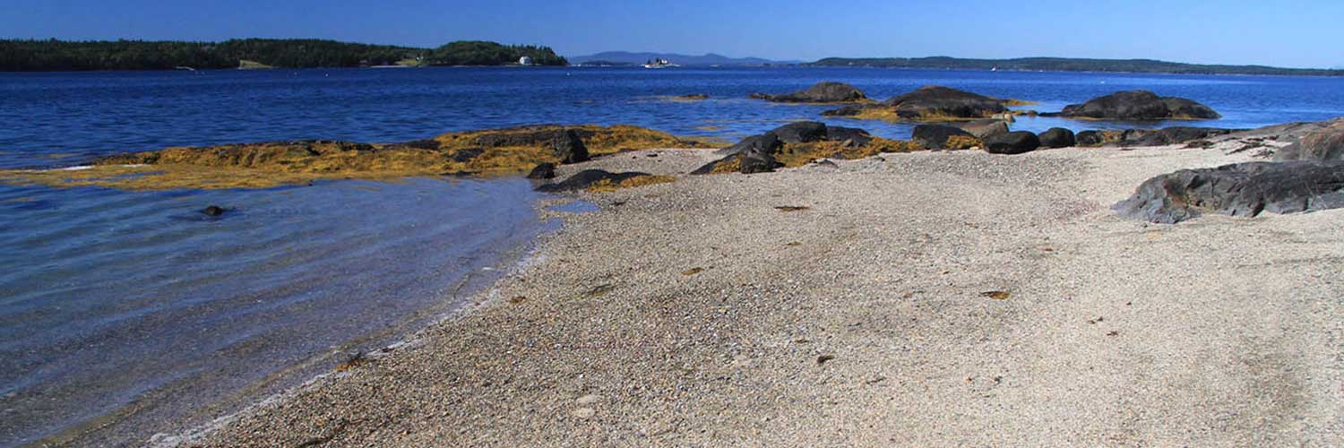 Beach at the cottages